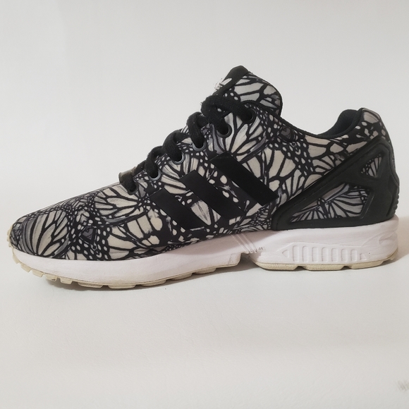 Adidas ZX Flux Torsion rare camo running shoes mens size 8.5 womens size 10 - Picture 2 of 10